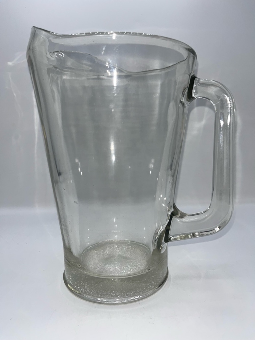 Source Unknown Clear Glass Beverage Pitcher with Handle